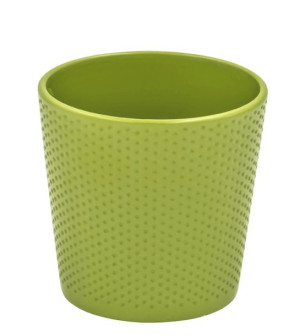 Osłonka ceramiczna LUZON zielona, 12,5 cm