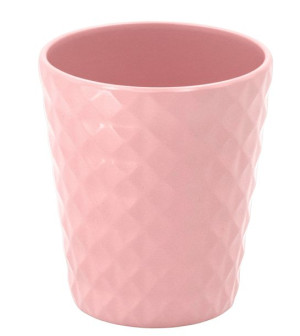 Osłonka ceramiczna BORNEO różowa, 14,5 cm