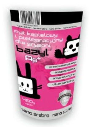 BAZYL Ag+ Pył pielęgnacyjny dla gryzoni 450g
