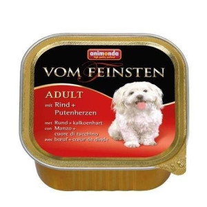 ANIMONDA Vom Feinsten Adult szalka z wołowiną i sercem indyczym 150g