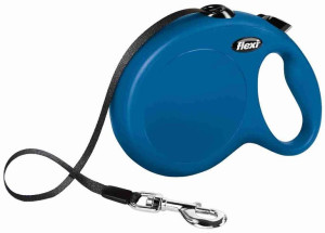 FLEXI NEW CLASSIC smycz automatyczna dla psa, taśma 8m, rozm. L do 50kg, ni