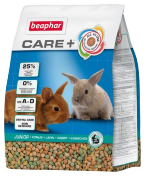 BEAPHAR CARE+ RABBIT JUNIOR karma dla młodych królików 1,5kg