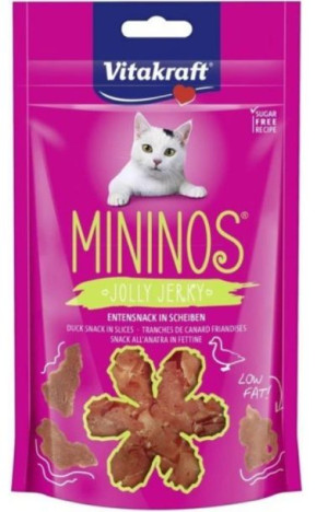 VITAKRAFT MININOS JOLLY JERKY przysmak z kaczką dla kota 40g