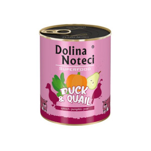 DOLINA NOTECI SUPERFOOD Kaczka z przepiórką 800g