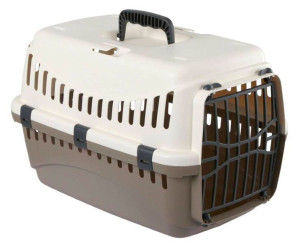 KERBL Klatka transportowa Expedion 1, kremowa/ciemnobrązowa 10 kg [81346]