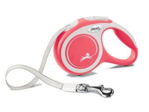 FLEXI NEW COMFORT smycz automatyczna dla psa, taśma 5m, rozm. S do 15kg, cz