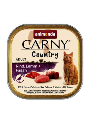 ANIMONDA CARNY COUNTRY Adult szalka z wołowiną, jagnięciną i bażantem 100g