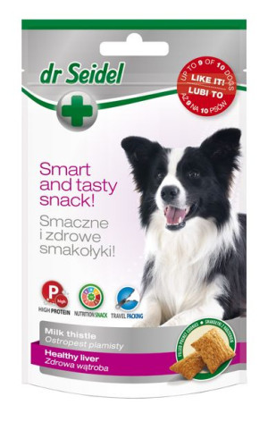 DR SEIDEL Smakołyki na zdrowa wątrobę dla psów 90g