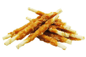 HEALTHY SNACK Skóra wołowa rolowana z kurczakiem 330g [NS-132]