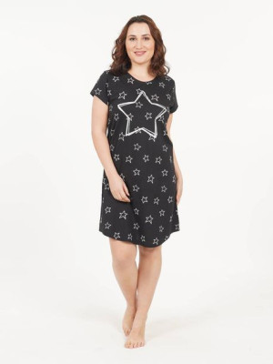 Koszula nocna Vienetta bawełna plus size 4XL 54