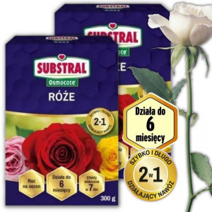 Nawóz do róż 2w1 Substral Osmocote 300 g x 2 sztuki