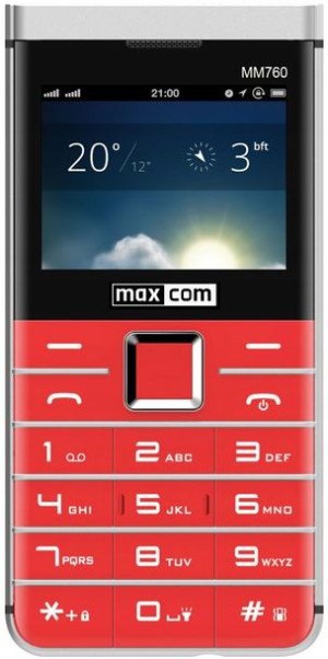 Telefon komórkowy MAXCOM COMFORT MM760 Czerwony