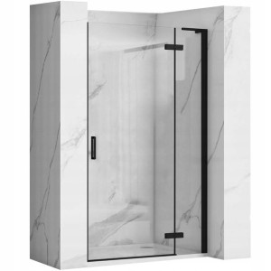 Drzwi Prysznicowe Rea Hugo Black Czarne 80cm