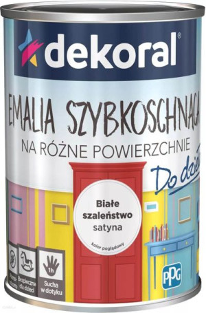 Emalia Szybkoschnąca Dekoral Akrylux Białe Szaleństwo 2,5L Dekoral