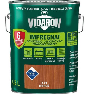 Impregnat Powłokotwórczy Vidaron 4.5L Mahoń V24 Vidaron