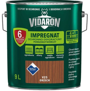 Impregnat Powłokotwórczy Vidaron 9L Orzech V25 Vidaron