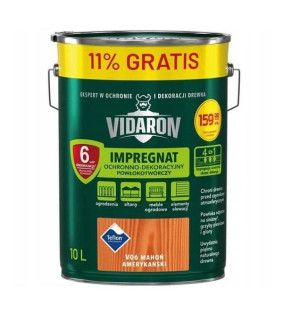 Impregnat Powłokotwórczy Vidaron 9L+11% Mahoń Amerykańśki V06 Vidaron