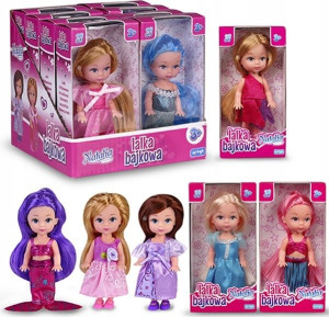 Lalka Natalia Mini Różne Wzory Dziewczynka Bobas