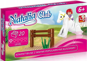 Klocki Natalia 20 El. Przejażdżka Konna Zestaw