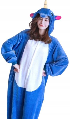 Kostium Jednorożec Kigurumi Piżama Dres Onesie M