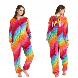 Kostium Jednorożec Kigurumi Piżama Dres Onesie S