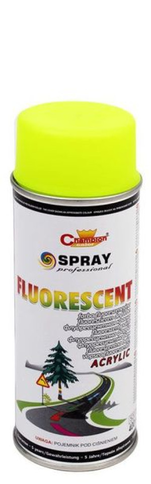 Spray Fluorescencyjny Żółty 400 ml Champion
