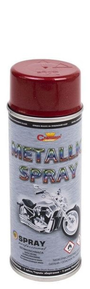 Spray Metallic Czerwony 400 ml Champion