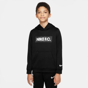 Bluza Nike DF FC Libero Hoodie DC9013 010 - CZARNY; S (128-137)