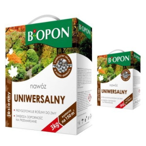 Nawóz uniwersalny jesienny Biopon 3 kg x 2 sztuki