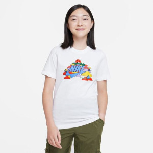 Koszulka Nike Sportswear Jr DX1148 100 - BIAŁY; M (137-147)