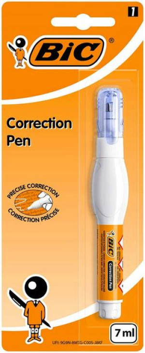 BIC CORECTION PEN Precyzyjny Korektor w Piórze 7ml