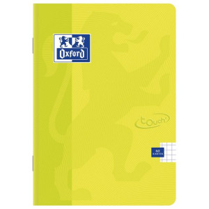 Oxford Touch Zeszyty A4/32k Kratka Z Marginesem Multicolor - Limonka