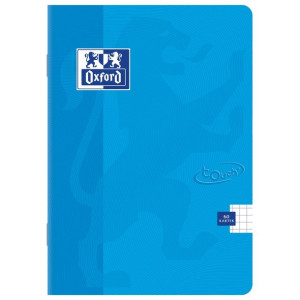 Oxford Touch Zeszyty A4/32k Kratka Z Marginesem Multicolor - Niebieski