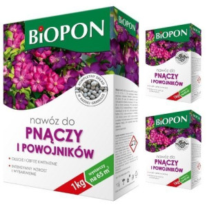 Nawóz do pnączy i powojników Biopon 1 kg x 3 sztuki