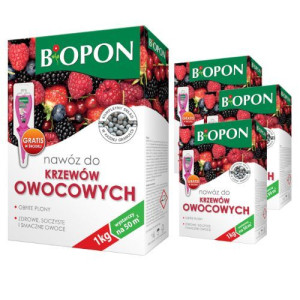 Nawóz do krzewów owocowych Biopon 1 kg x 4 sztuki