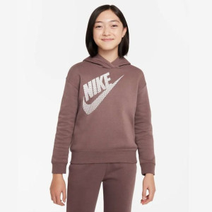 Bluza Nike NSW OS PO Hoodie Jr girls DZ4620 291 - FIOLETOWY; M (137-147)