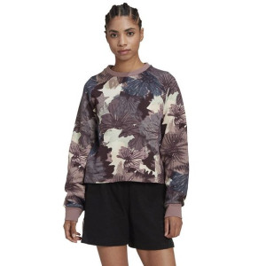 Bluza adidas Allover Print SWT HP0789 - RÓŻOWY; S