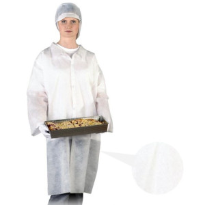 Fartuch laboratoryjny poliproylen biały roz 2XL