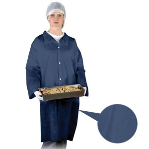 Fartuch laboratoryjny poliproylen granatowy roz 2XL