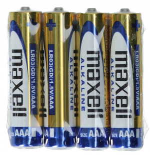 Baterie Alkaliczne MAXELL 1,5V LR03 AAA 4szt