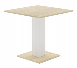 Stół 80x80 na jednej nodze Salon Jadalnia Stylowy