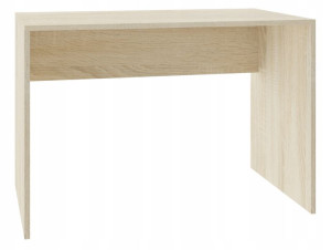 Biurko proste 110x55 Białe Sonoma Gamingowe