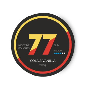 77 Cola & Vanilla Strong 20mg Snus Nikotynowy