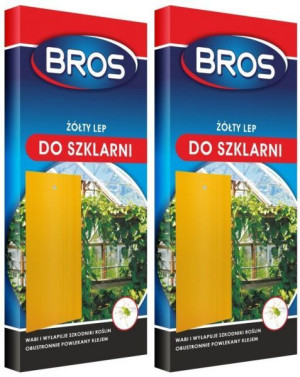 Lep do szklarni żółty Bros (10 sztuk) x 2 opakowania