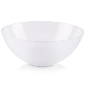 Miska misa szklana do sałatek przezroczysta duża okrągła 28 cm 3,6 l