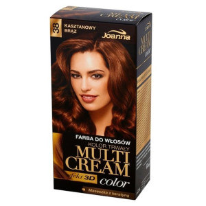 Joanna Multi Cream Color farba do włosów 38 Kasztanowy Brąz