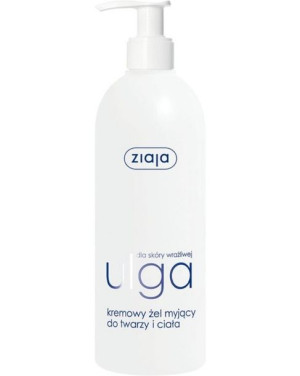 Ziaja Ulga dla Skóry Wrażliwej żel myjący do twarzy i ciała 400ml