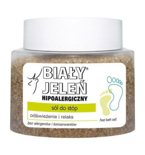Biały Jeleń Hipoalergiczna sól do stóp 500g
