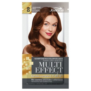 Joanna Multi Effect szamponetka koloryzująca 09 Orzechowy Brąz 35g