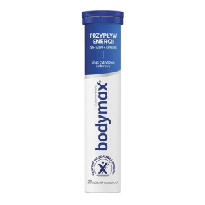 Bodymax Przypływ Energii suplement diety 20 tabletek musujących